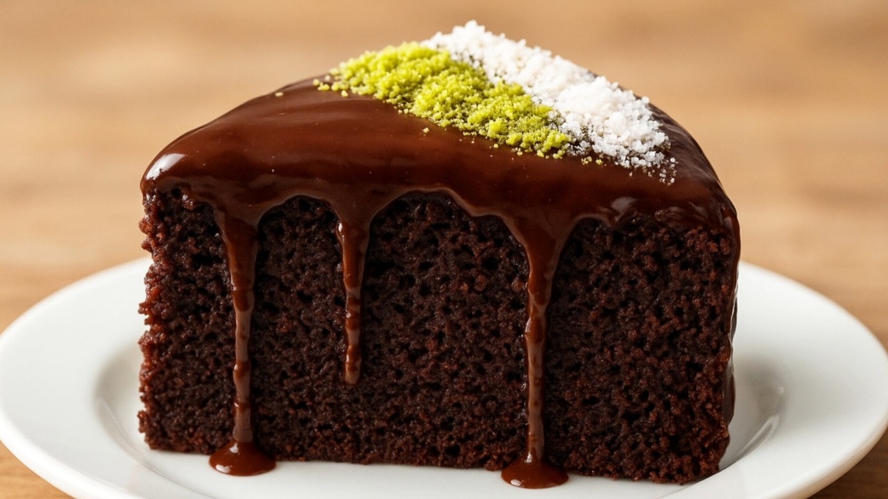 Easy chocolate cake recipe at home without oven and egg! So moist and delicious