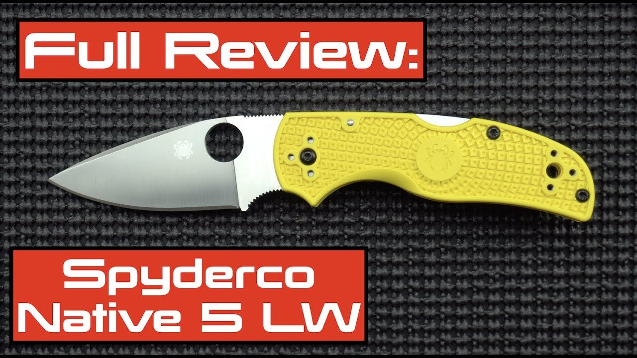 Full Review: Spyderco Native 5 LW Salt