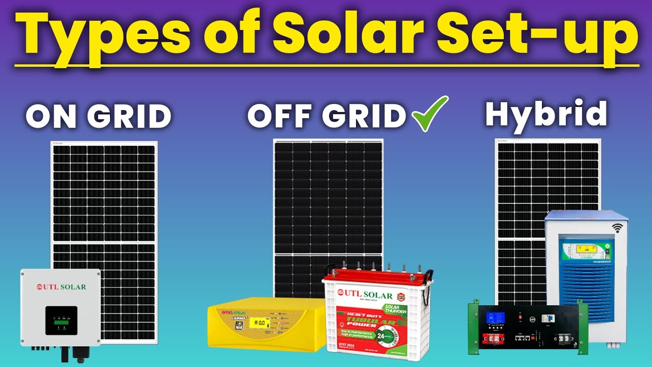 ON Grid vs OFF Grid vs Hybrid Solar System | ON Grid vs OFF Grid Solar ...