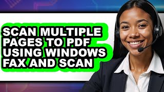 How to Scan Multiple Pages to Pdf Using Windows Fax and Scan - Full Guide