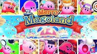 Kirby's Return to Dream Land Deluxe - All Minigames (Hardest Difficulty - Merry Magoland)