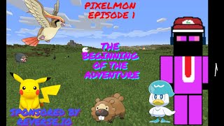 The Beginning of an Adventure! - Pixelmon Episode 1 -