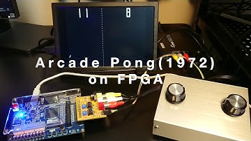 Arcade Pong(1972) on FPGA