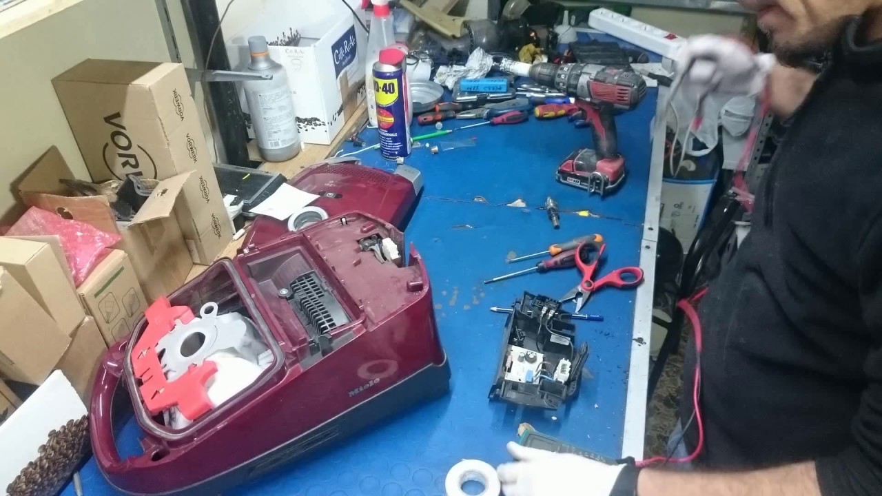 Miele aspirapolvere: riparazione veloce - YouTube