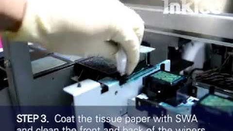 Monthly maintenance guide for your Mutoh large format printer