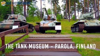 Drone Footage of The Tank Museum Parola, Finland