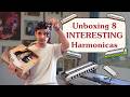 Unboxing &amp; Comparing 8 INTERESTING Harmonicas