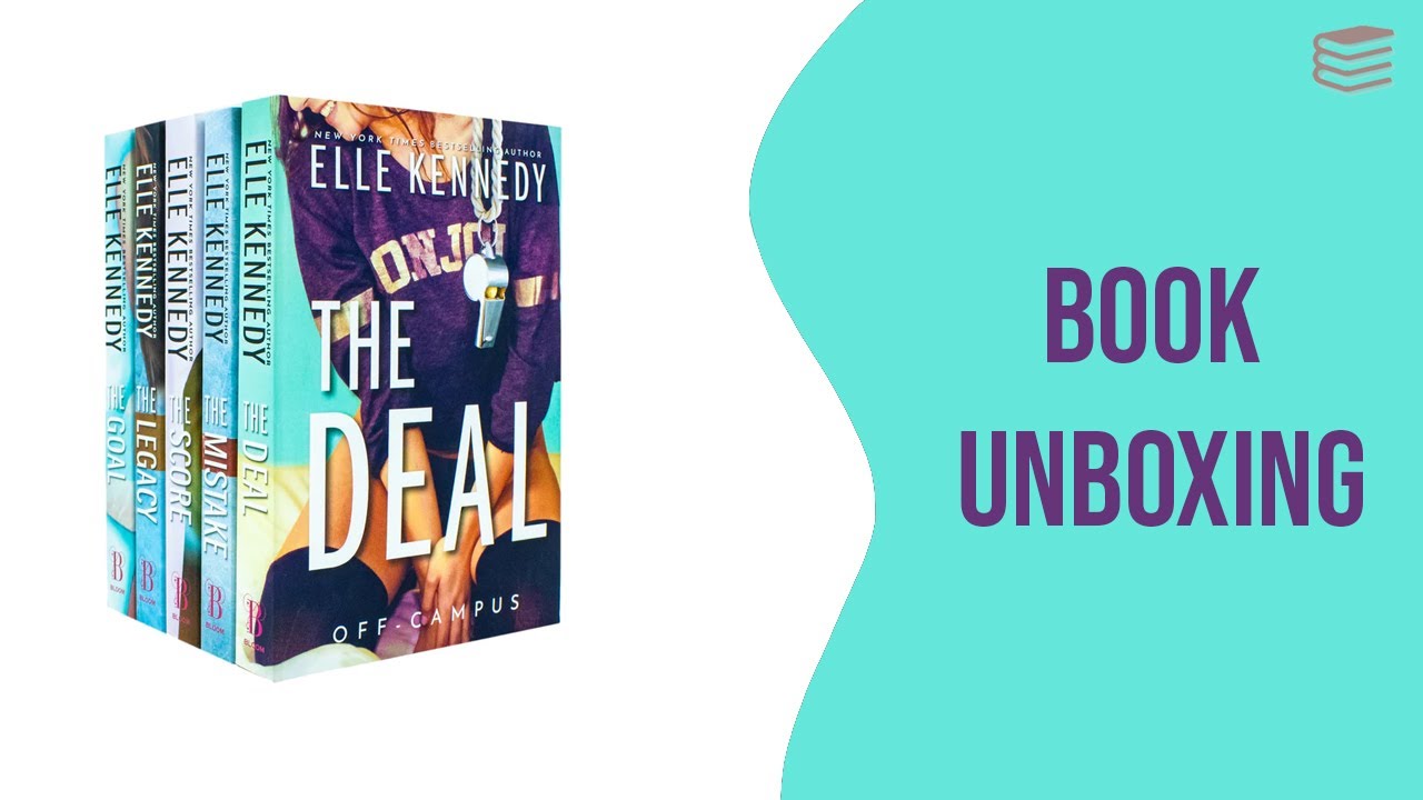 Elle Kennedy Off Campus Series 5 Books Collection Set - Book Unboxing