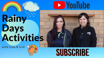 2 Rainy Days Activities with Lisa and Irid | Arts & Crafts | Jigsaw Childcare Online Learning