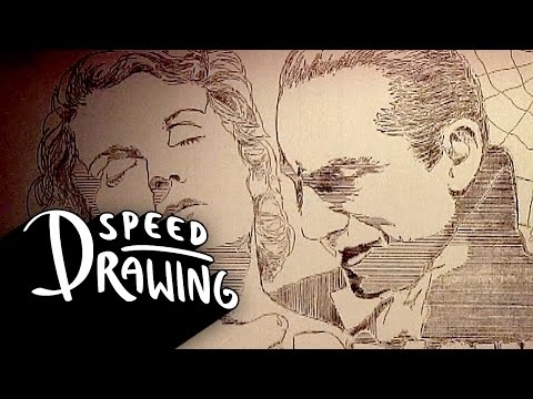 Etch-A-Sketch Speed Drawing: 1931 Dracula HD