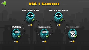 [4K] NCS I GAUNTLET ALL COINS | Geometry Dash 2.2