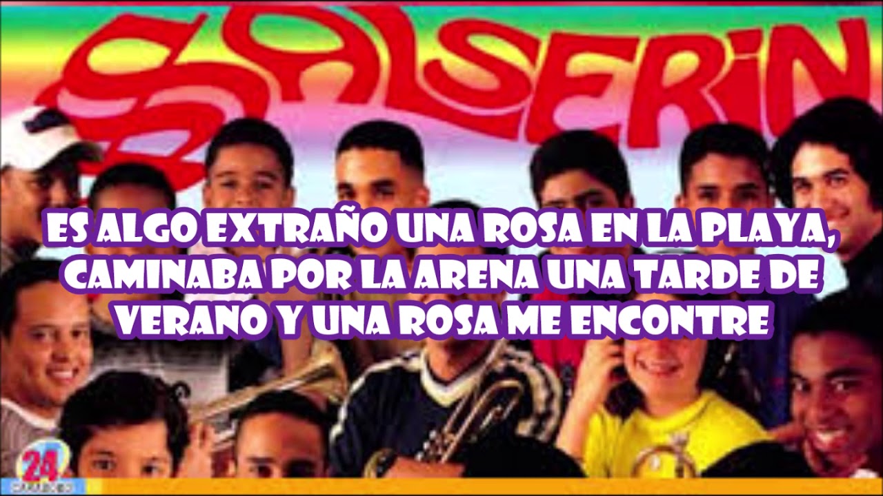 KARAOKE ROSA EN LA PLAYA SALSERIN YouTube