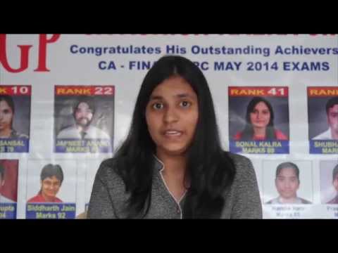 Success story of Ashish Kalra sir's student Nitisha Bansal Rank 9 May 2014