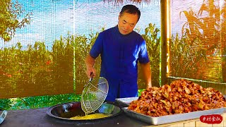 World Most Delicious Recipe To Cook Pork Belly, Deep-Fried and Crispy | Uncle Rural Gourmet