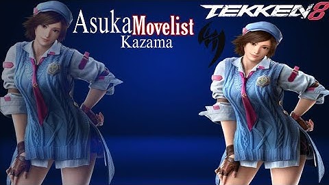 Tekken-8| Asuka Kazama Movelist & Frame Data 1080p60fps