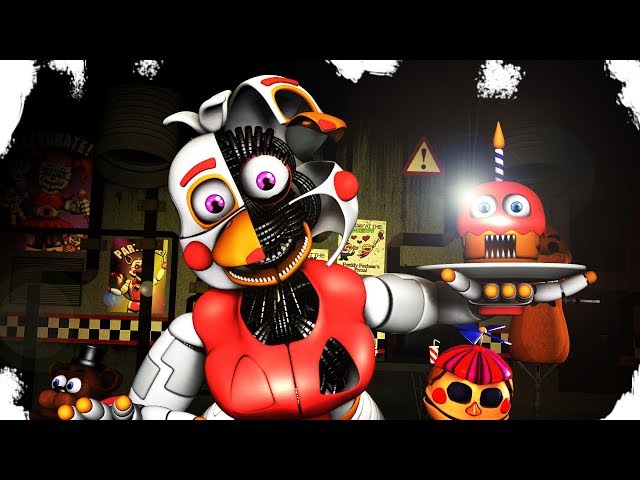 Ultimate Custom Night - All Funtime Chica Jumpscare Pictures 