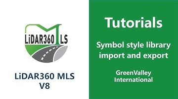 CADPlugins | 9 Symbol style library import and export - LiDAR Software Tutorial