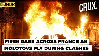 France Burns: Molotov Cocktails Fly, Marseille Streets Engulfed in Flames as Protests Turn Violent