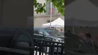 Así llegó el Secretario de Seguridad de los EEUU a palacio nacional para reunirse con la presidenta