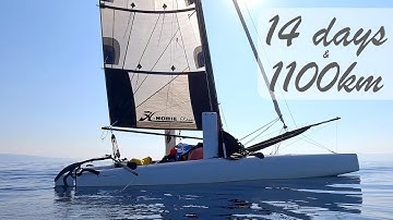 Hobie Cat FX One, Sailing 14 days & 1100km