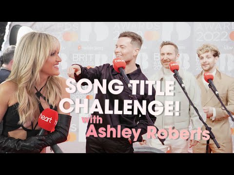 Ashley Roberts plays the Song Title Game on the BRITs red carpet