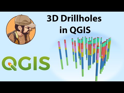 Display drillholes in 3D in Qgis and Create Sections