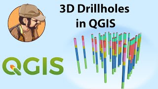 Display drillholes in 3D in Qgis and Create Sections screenshot 2