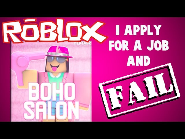 I Apply For A New Job At Boho Salon On Roblox And Fail Youtube - roblox boho salon hair dresser