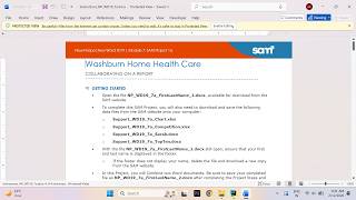 New Perspectives Word 2019 | Module 7: SAM Project 1a Washburn Home Health Care