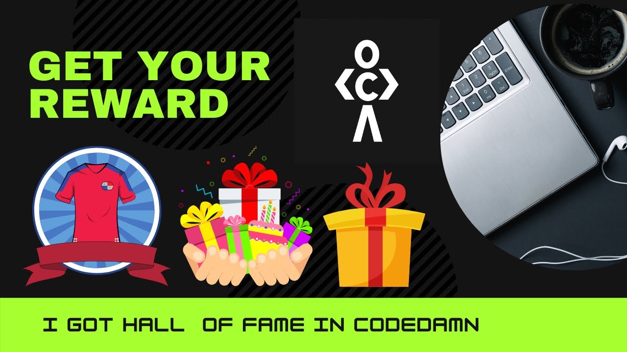 How to get your Developer T-shirt Swag from Codedamn | Hall of Fame ...
