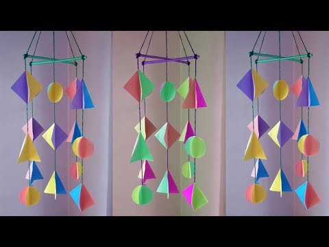 DIY: Wind chime !!! How to Make Paper Wind Chimes for Room Decoration !!!