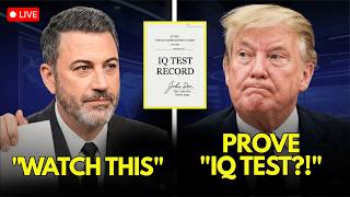 Donald Trump Demands IQ Test on Stage — Jimmy Kimmel’s ONE Question Stuns Everyone
