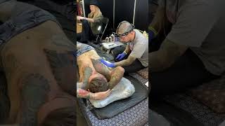 ☯️ Kensho Traditional Tebori Tattoo  #tattuba #tattoo #tattooartist #shorts #youtube #tebori