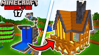I Built a WOOD FACTORY in Minecraft Hardcore!! #17