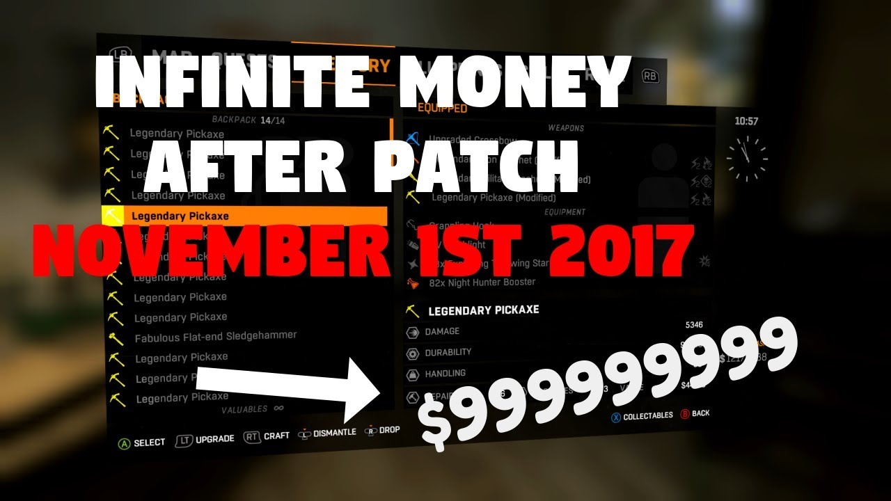Dying - *NEW* Infinite Money Glitch! / WORKS AFTER DEC 2017 / XBOX ONE PS4 - YouTube