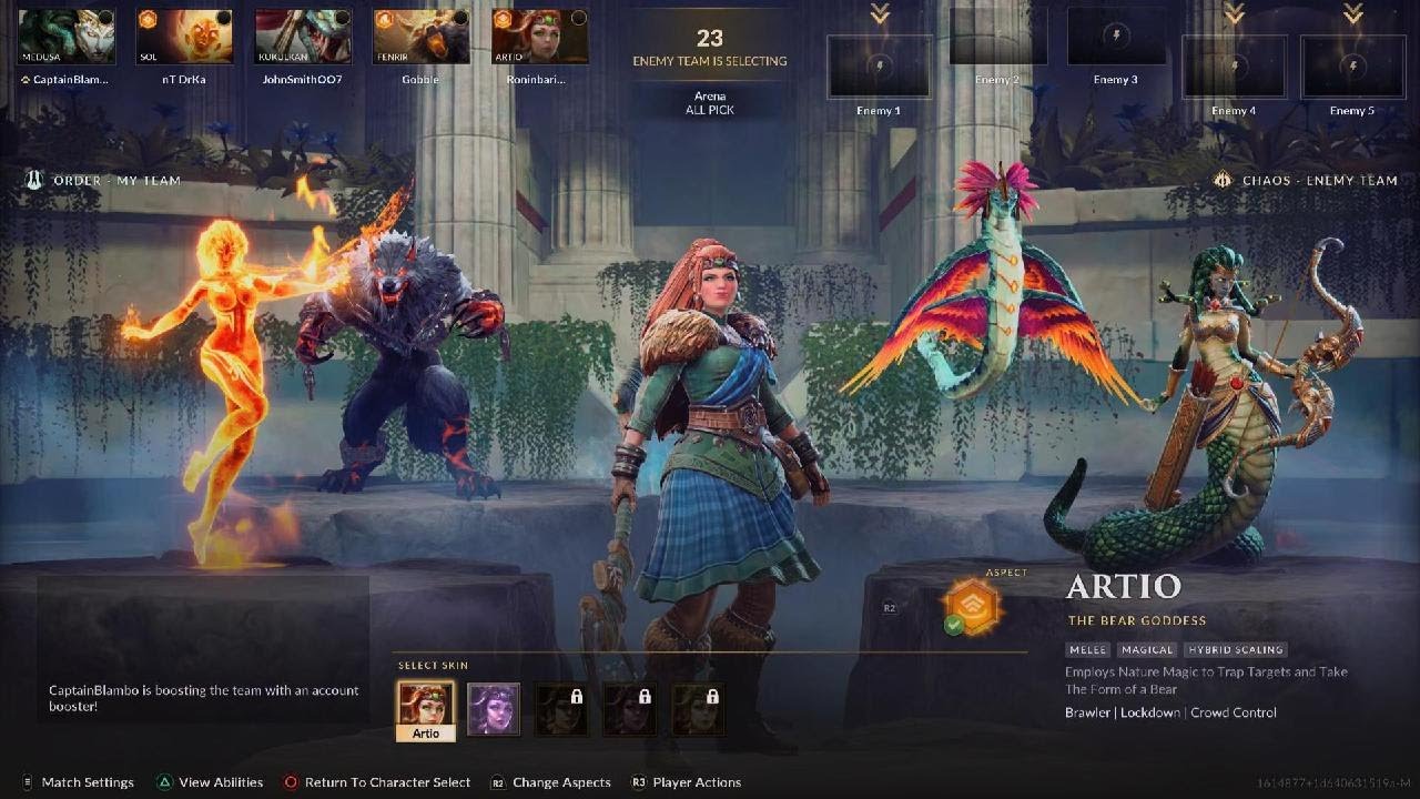 SMITE 2 Tanking with Artio Arena Gameplay 2025