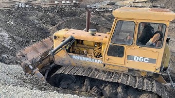 Caterpillar D6C Bulldozer - The Most Beautiful And Strong I Have Ever Seen