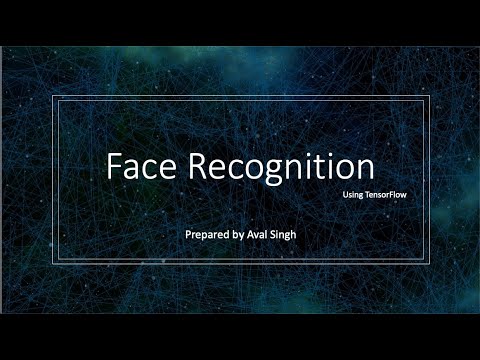 Face Recognition Using TensorFlow - YouTube
