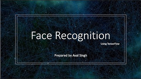 Face Recognition Using TensorFlow