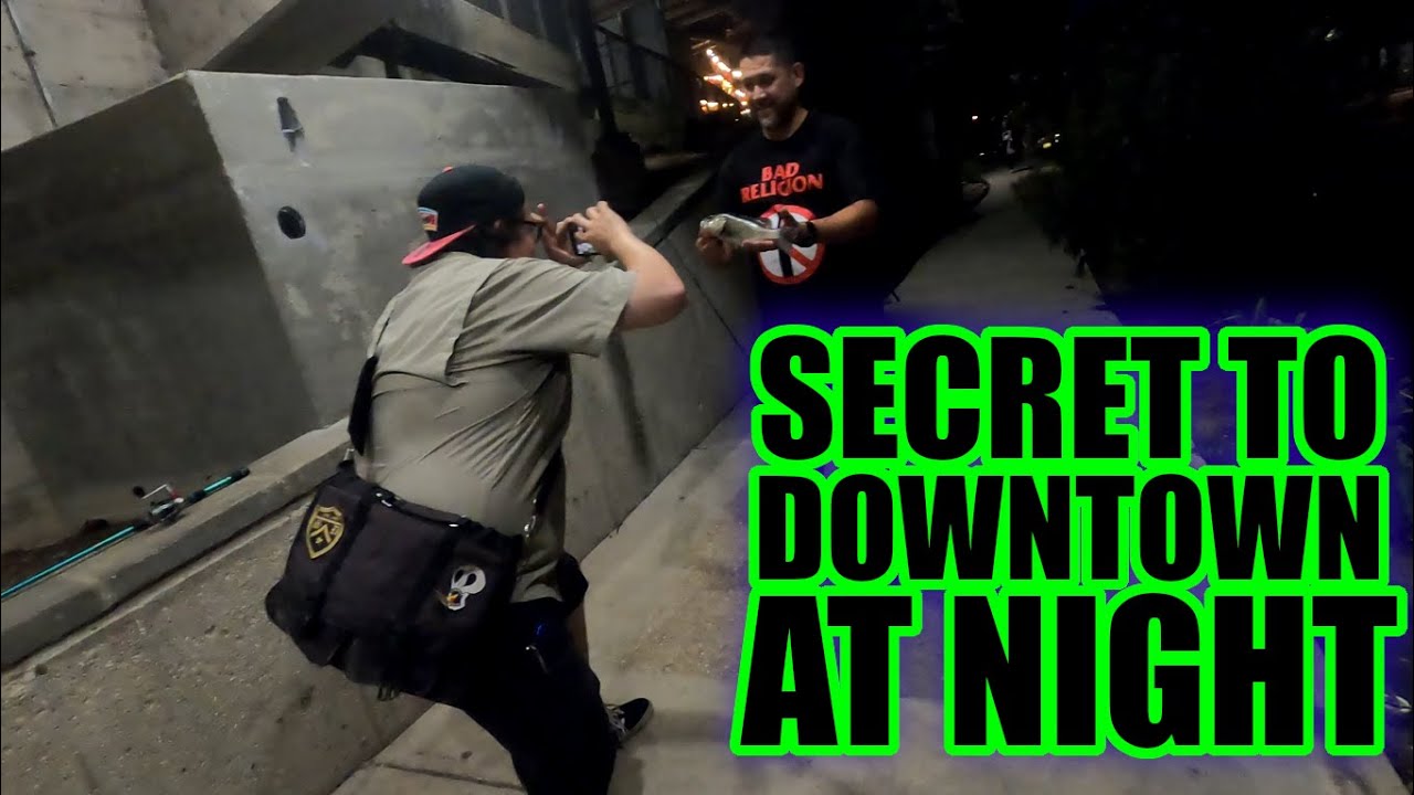 The BEST Way to Catch Bass at Night on the Riverwalk!