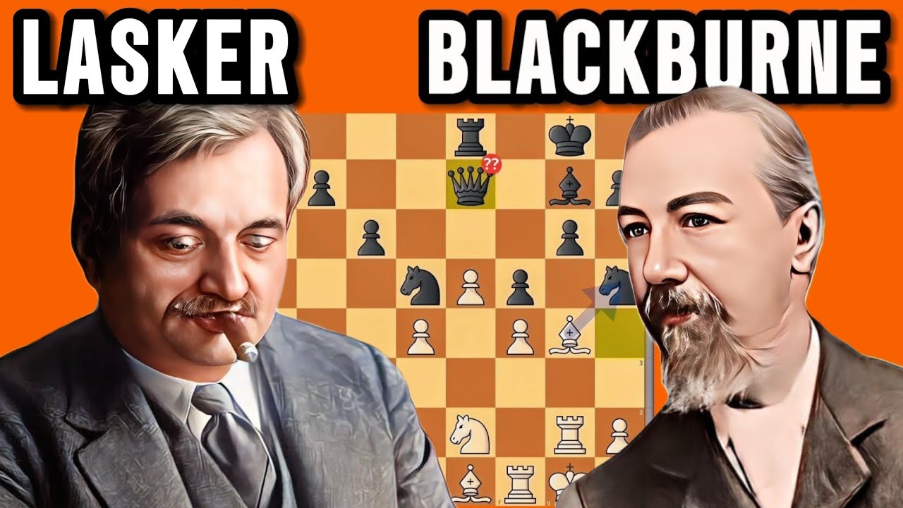 Emanuel Lasker vs Joseph Henry Blackburne, 1892 Round 4 YouTube