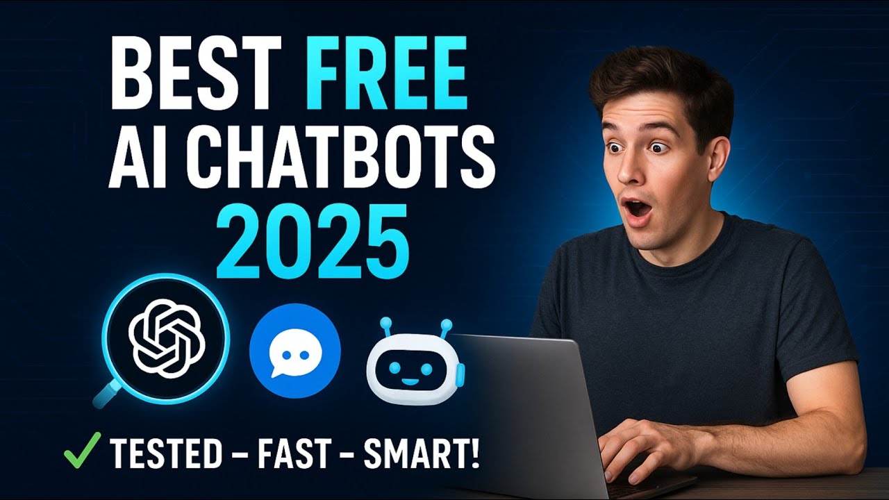 Top 3 FREE AI Chatbots You MUST Try in 2025 (Insane New Features!)