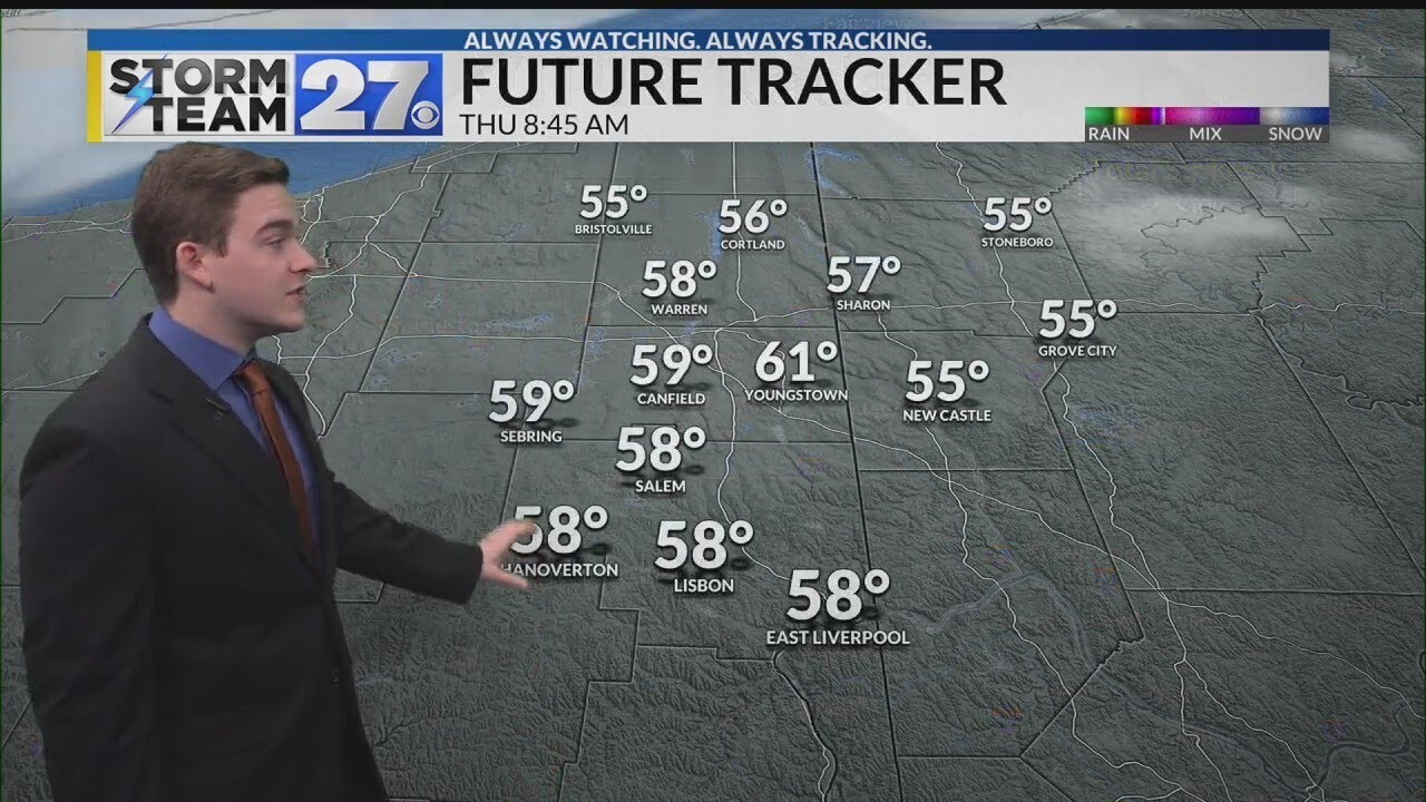 Increasing Clouds Today with the Chance of Showers and a Storm Late ...
