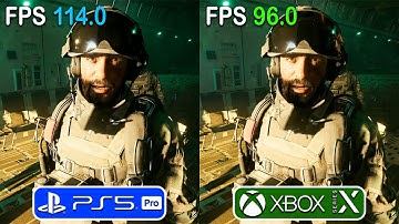 Battlefield 6 - PS5 PRO vs Xbox Series X Frame Rate Comparison