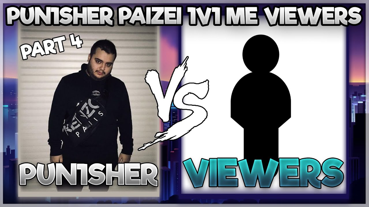 PUNISHER PAIZEI THLEOPTIKA 1V1 ME VIEWERS! #4