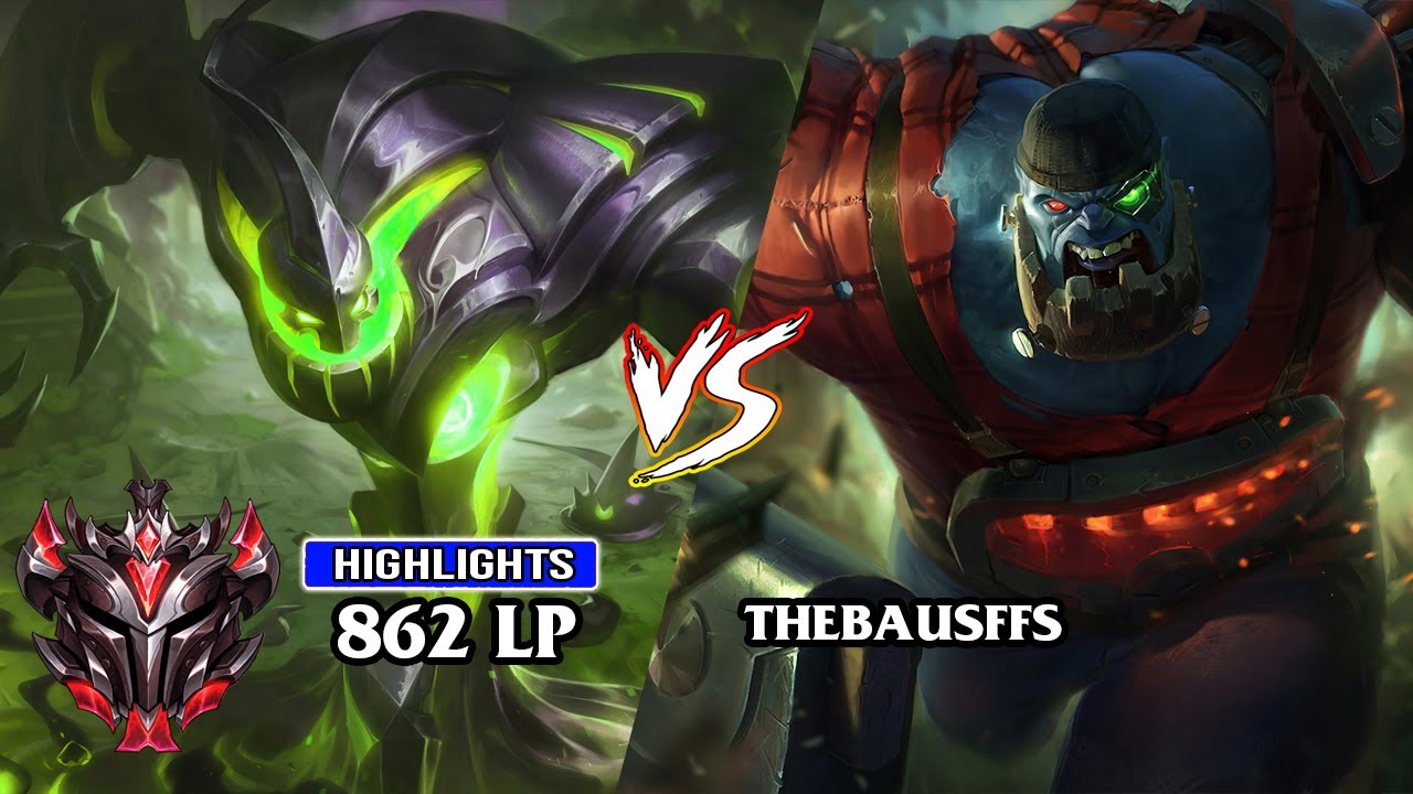 [EUW] 12.23 - GRANDMASTER RANK 1 ZAC ''Playmaker Zac'' vs CHALLENGER SION ''TheBausFFs''