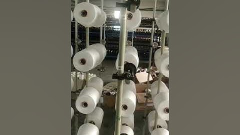 Cone to cone yarn sizing machin 60 single modal running