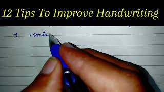 12 Secret Tips to Improve Handwriting