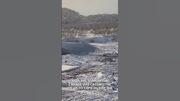 Hydrothermal hole is smoking drill pattern mystery #mining #geology #drilling ￼