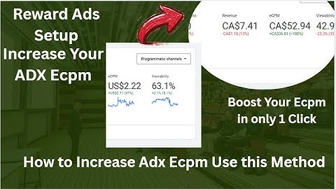 How to Increase Adx Ecpm - Setup Reward Ads || Boost Your Adx Ecpm - Increase Adx Ecpm